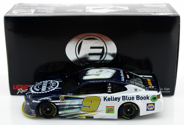 CHASE ELLIOTT 2019 KELLEY BLUE BOOK #9 CAMARO 1/24  SCALE ACTION NASCAR DIECAST 