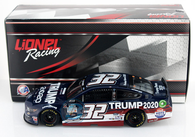 COREY LAJOIE 2020 DONALD TRUMP PENCE 1/64 ACTION DIECAST CAR #32 FORD MUSTANG 