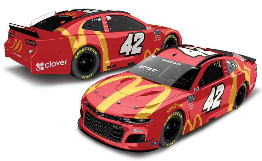 2021 Ross Chastain #42 McDonald's 1/64 Diecast