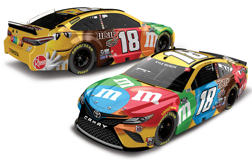 2021 Kyle Busch #18 M&M's Messages "Awesome" 1/64 Diecast