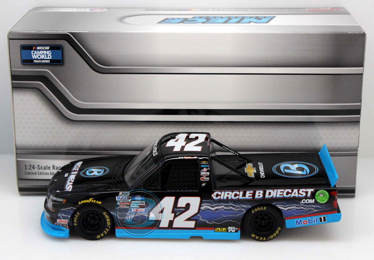 2021 Carson Hocevar 42 Circle B Bristol NASCAR Truck 1 24 Diecast 2021-carson-hocevar-42-circle-b-bristol-nascar-truck-1-24-diecast