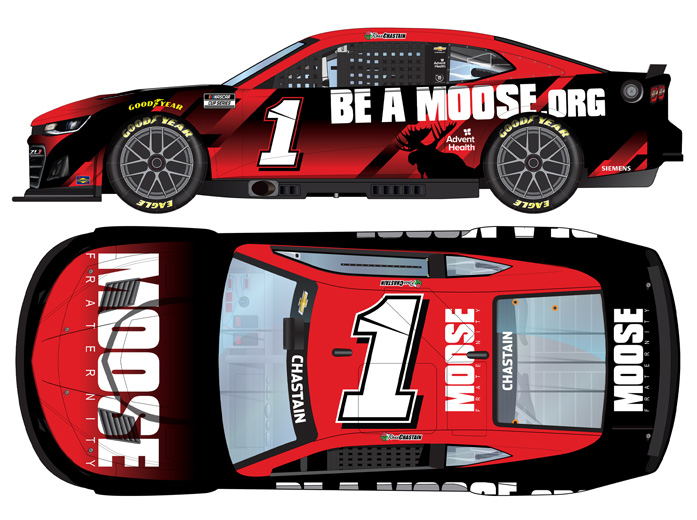 2022 Ross Chastain 1 Moose Fraternity NASCAR 1/24 Diecast