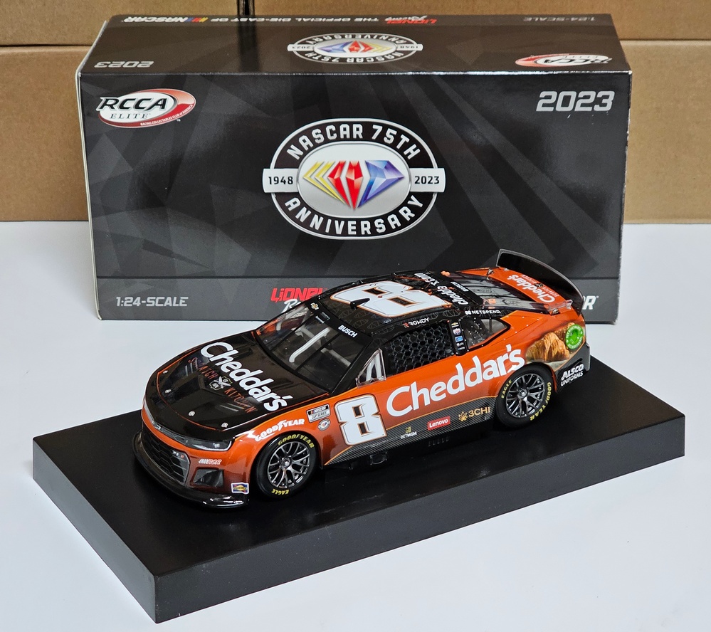 2023 Kyle Busch #8 Cheddar's ELITE 1/24 Diecast