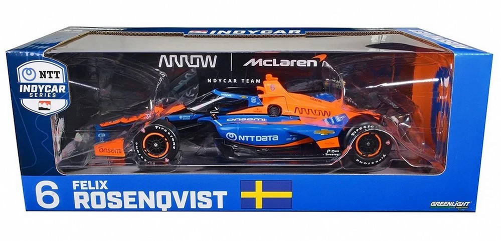 2023 Felix Rosenqvist #6 onsemi - NTT IndyCar 1/18 Diecast