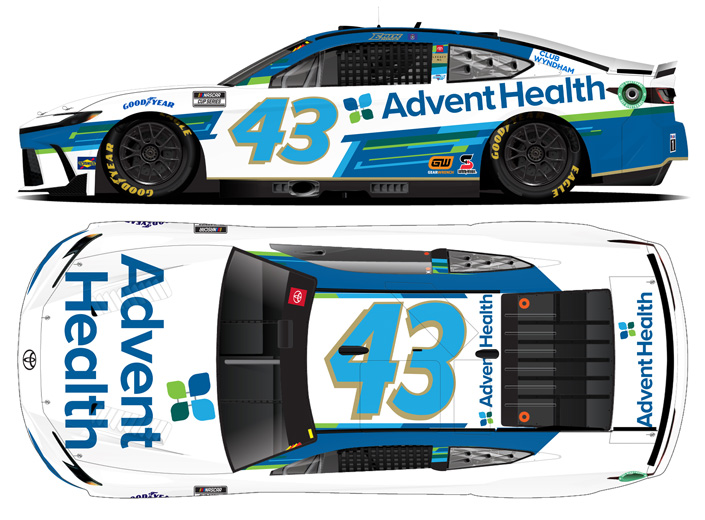 2024 erik jones 43 advent health nascar 1 64 diecast