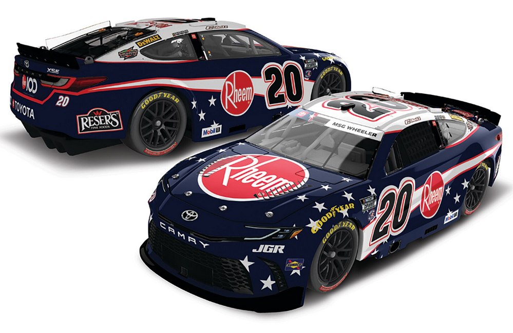 2025 Christopher Bell #20 Rheem Salutes 1/64 Diecast