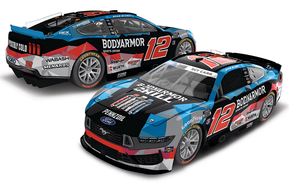 2025 Ryan Blaney #12 BODYARMOR Chill 1/64 Diecast