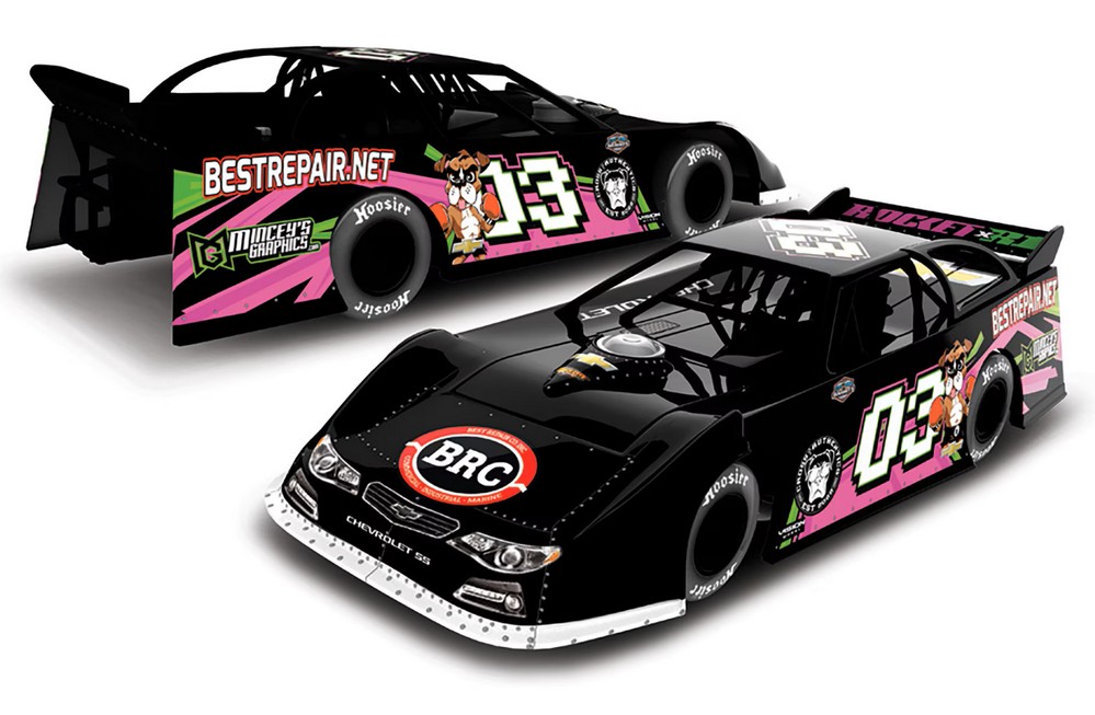 2025 Brenden Queen #03 Best Repair - Dirt Late Model 1/24 Diecast