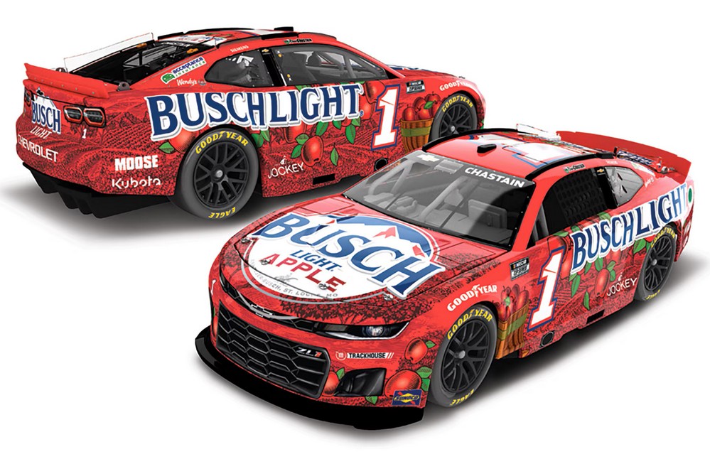2025 Ross Chastain #1 Busch Light Apple 1/24 Diecast