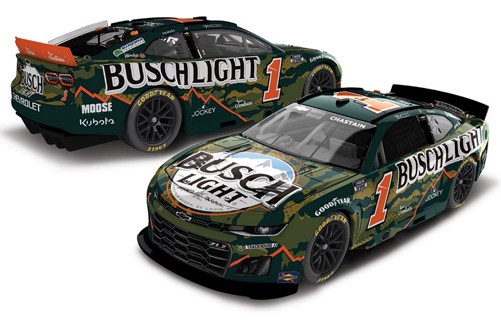 2025 Ross Chastain #1 Busch Light Camo 1/24 Diecast