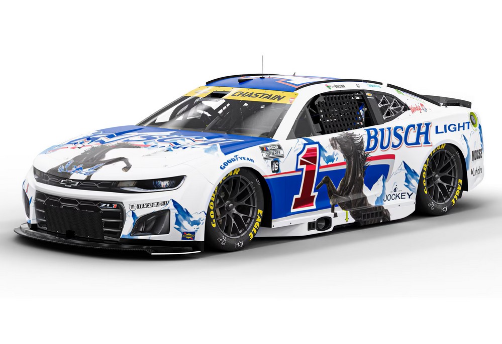 2025 Ross Chastain #1 Busch Light Retro 1/24 Diecast