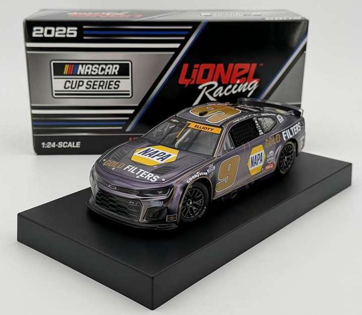 2025 Chase Elliott #9 NAPA Gold Filters / Color Chrome 1/24 Diecast