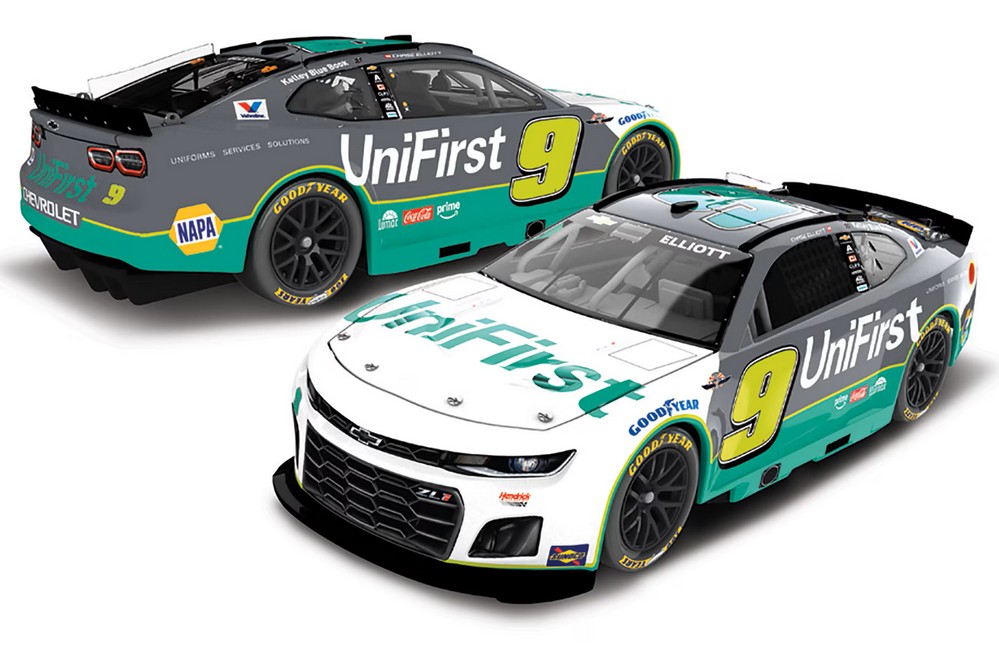 2025 Chase Elliott #9 UniFirst - Darlington Throwback 1/64 Diecast