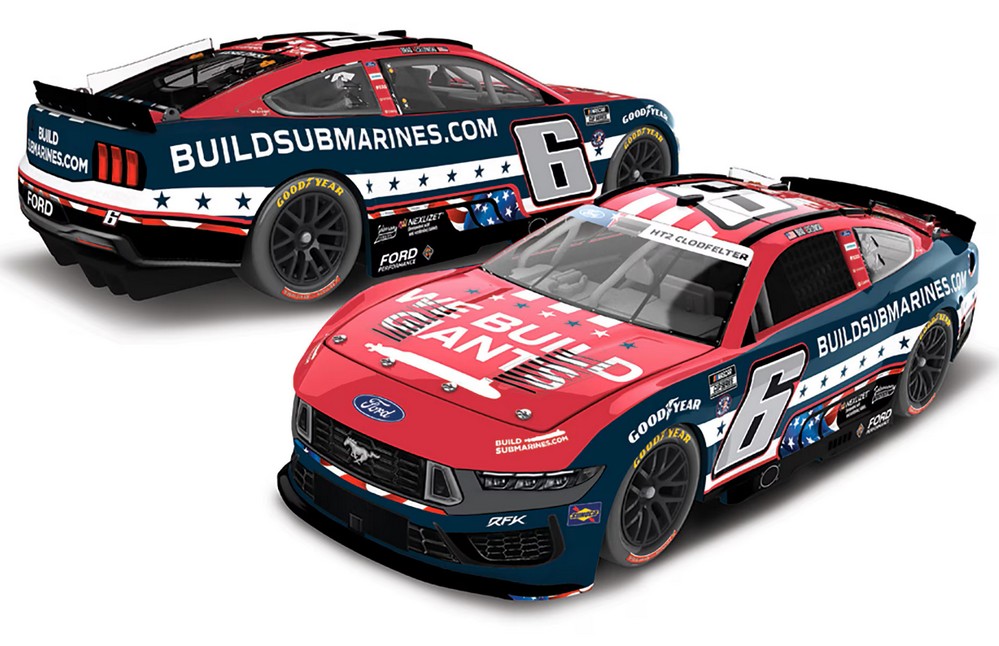2025 Brad Keselowski #6 BuildSubmarines.com Salutes 1/24 Diecast