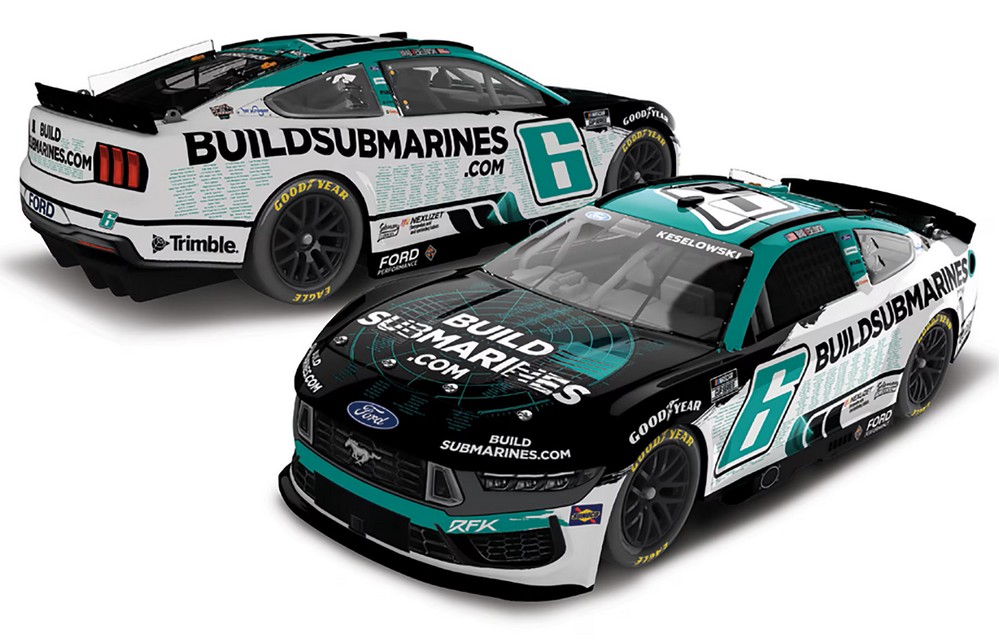 2025 Brad Keselowski #6 BuildSubmarines.com Tribute to Veterans 1/24 Diecast