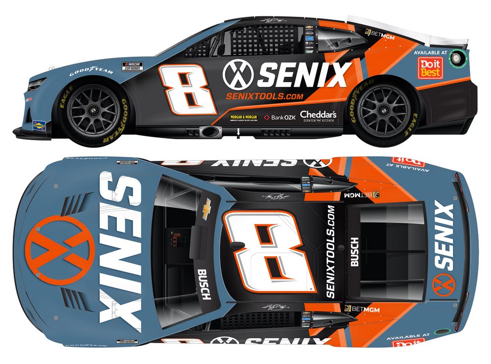 2025 Kyle Busch #8 SENIX Tools 1/24 Diecast
