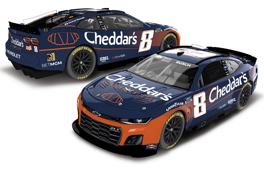 2025 Kyle Busch #8 Cheddar's Blue 1/24 Diecast