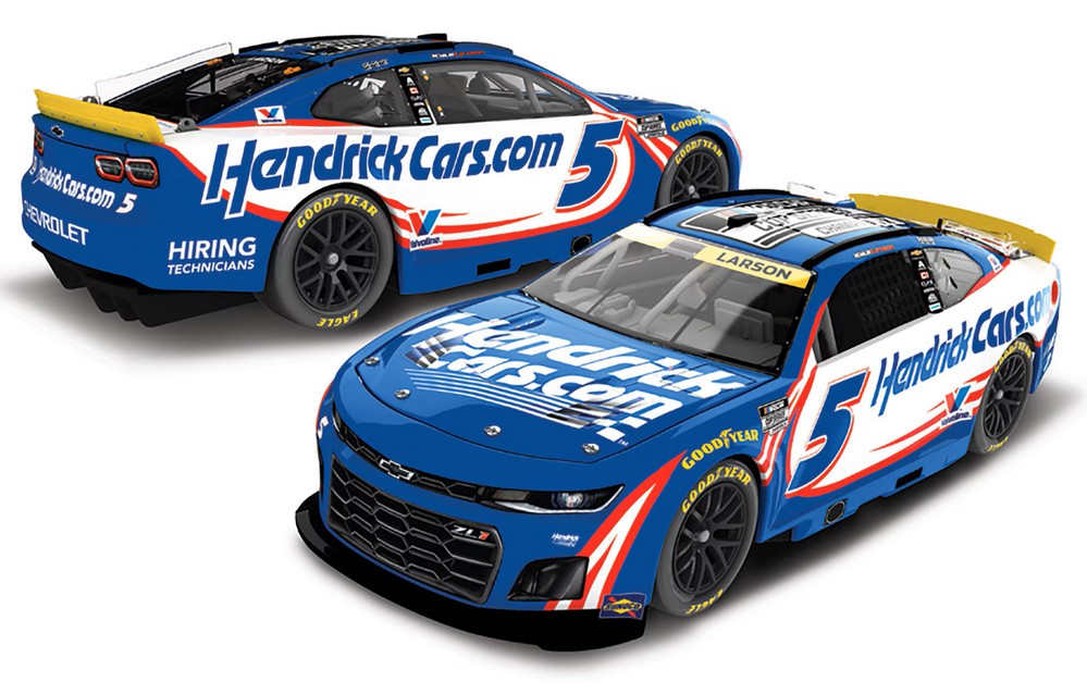 2025 Kyle Larson #5 HendrickCars.com - 2x NASCAR Champion 1/24 Diecast