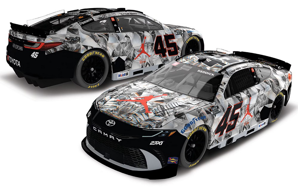 2025 Tyler Reddick #45 Jordan Brand Crystal 1/24 Diecast