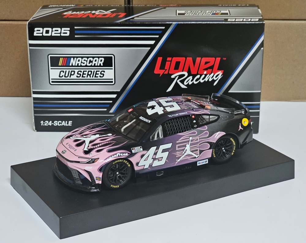 2025 Tyler Reddick #45 Jordan Brand Desert Sun / Color Chrome 1/24 Diecast