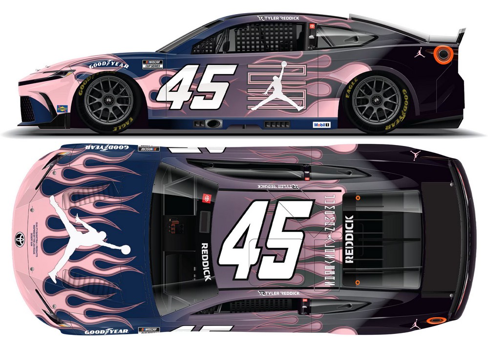 2025 Tyler Reddick #45 Jordan Brand Desert Sun 1/64 Diecast