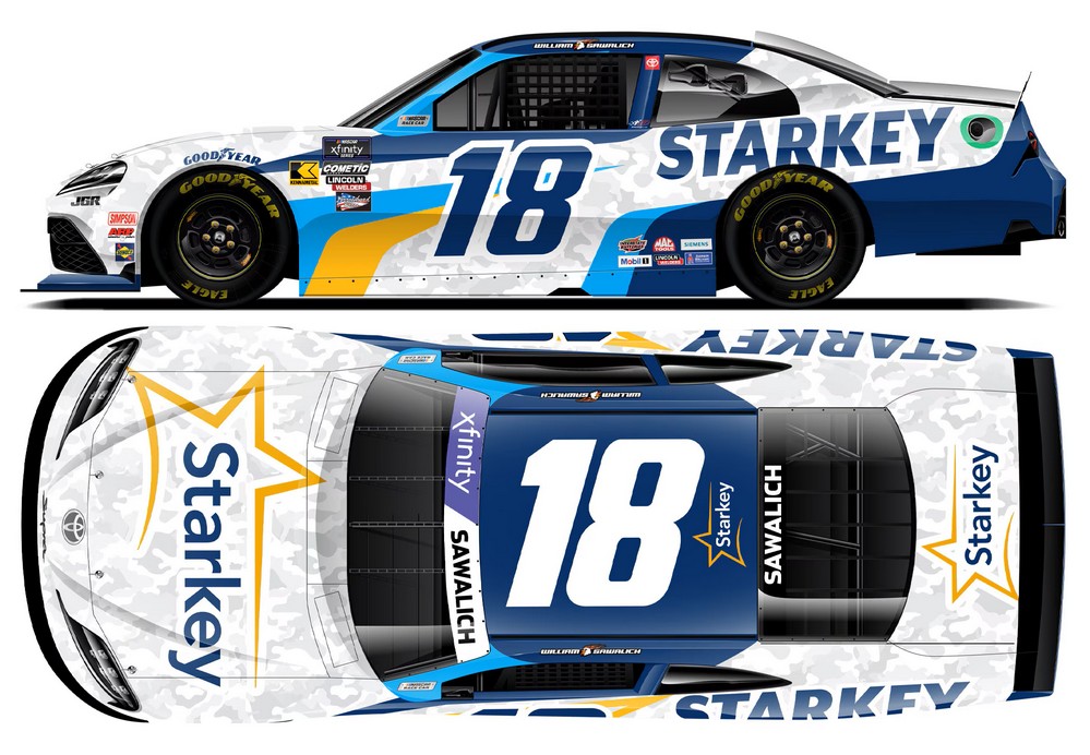2025 William Sawalich #18 Starkey 1/24 Diecast
