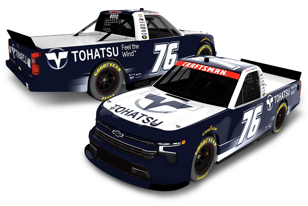 2025 Spencer Boyd #76 TOHATSU Truck 1/64 Diecast