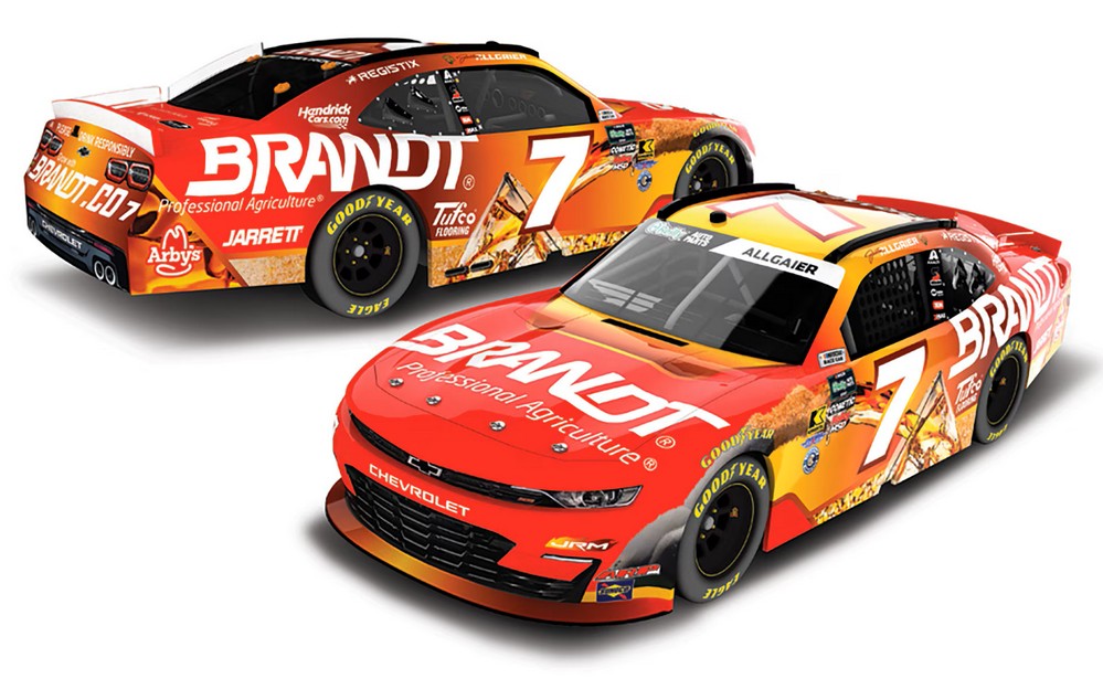 2026 Justin Allgaier #7 BRANDT Whiskey 1/24 Diecast