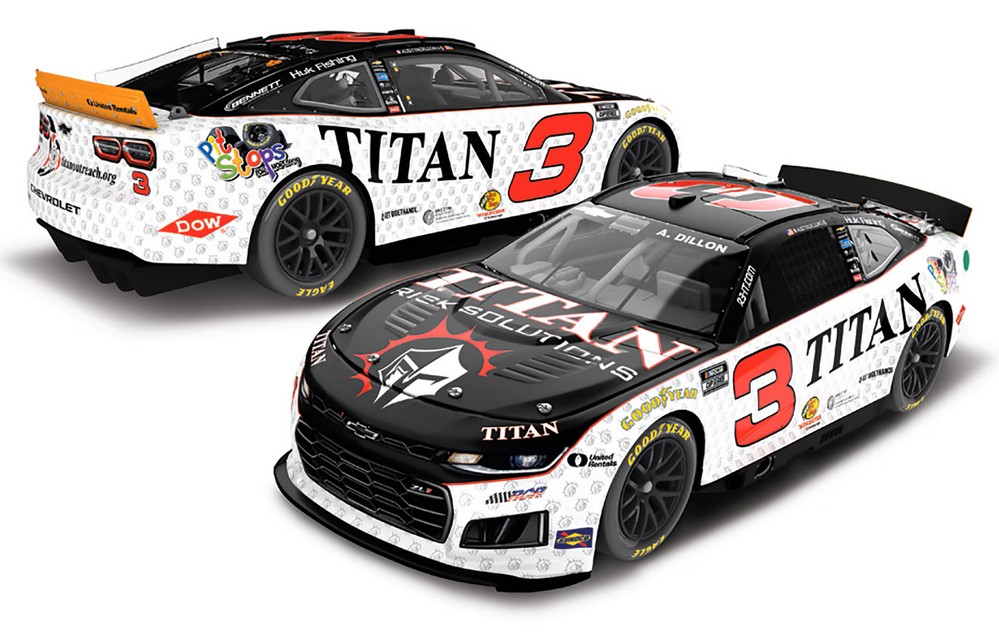 2026 Austin Dillon #3 TITAN Risk Solutions 1/24 Diecast