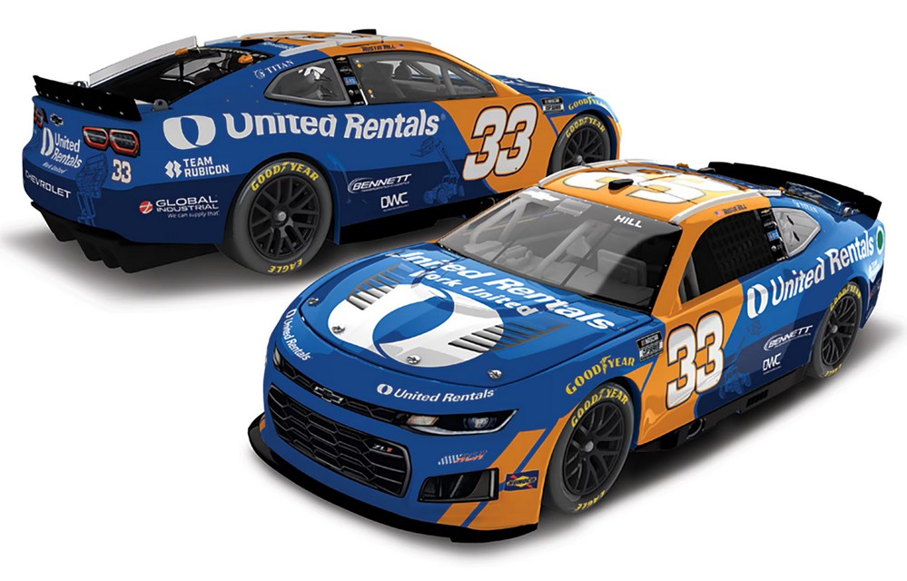 2026 Austin Hill #33 United Rentals 1/64 Diecast