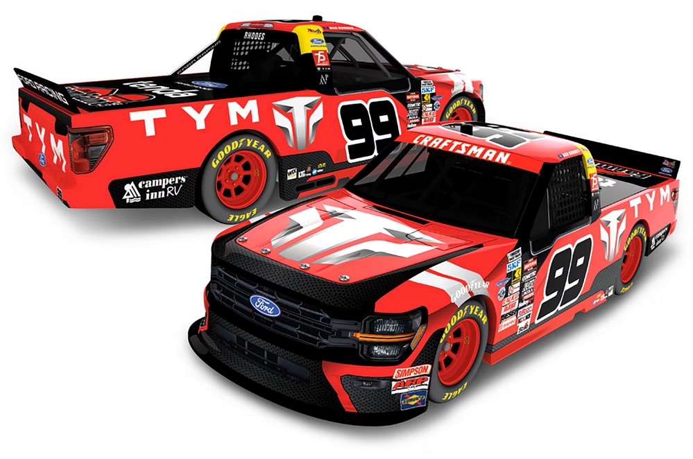 2026 Ben Rhodes #99 TYM NASCAR Truck 1/24 Diecast
