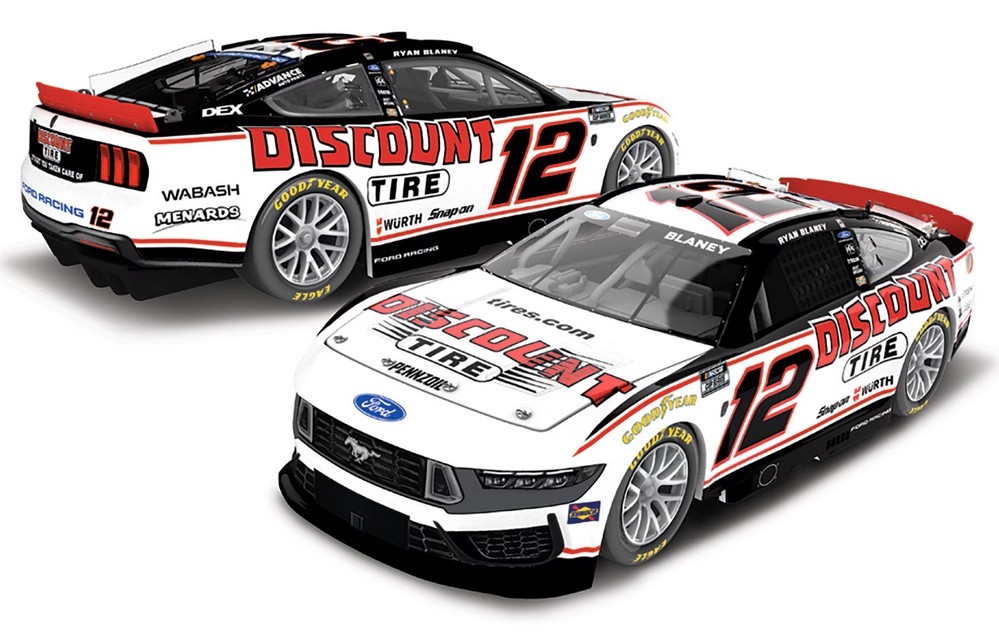 2026 Ryan Blaney #12 Discount Tire 1/24 Diecast