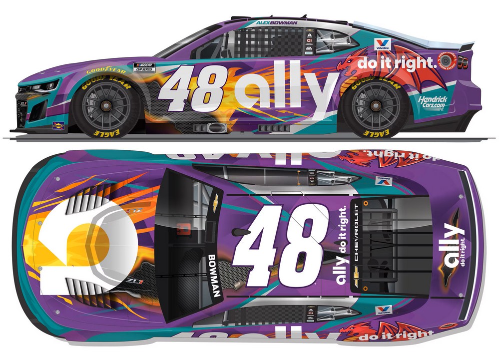 2026 Alex Bowman #48 ally Dragons 1/24 Diecast