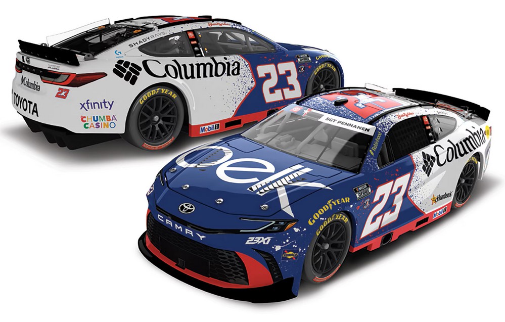 2026 Bubba Wallace #23 Columbia Belk Patriotic 1/64 Diecast