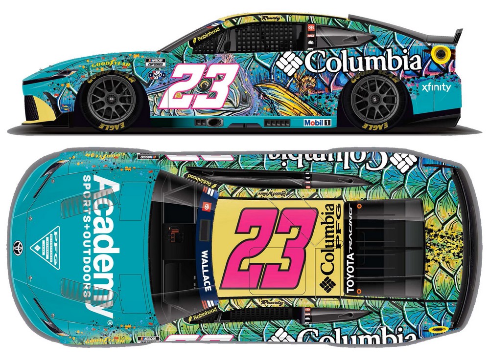 2026 Bubba Wallace #23 Columbia PFG / Academy Sports 1/24 Diecast