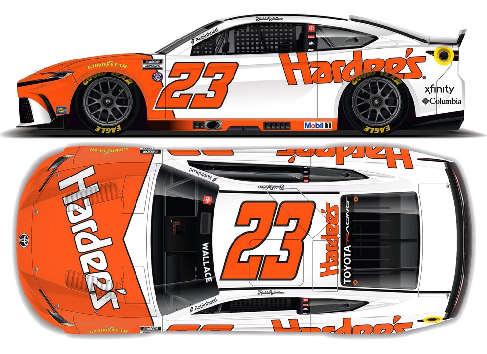 2026 Bubba Wallace #23 Hardee's Flashback 1/24 Diecast