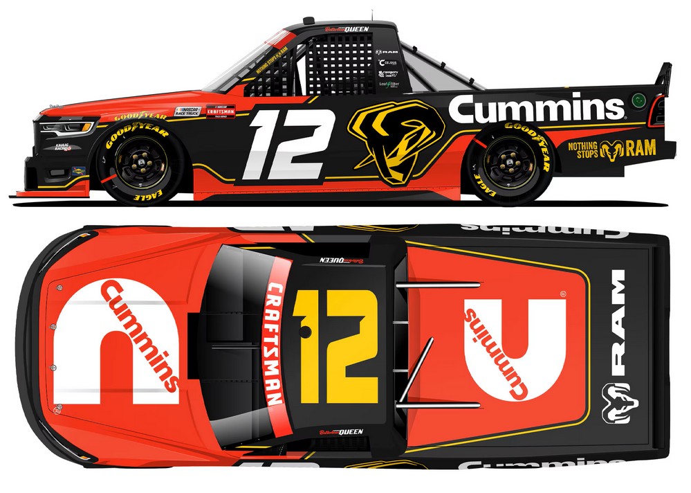 2026 Brenden "Butterbean" Queen #12 Cummins Truck 1/64 Diecast