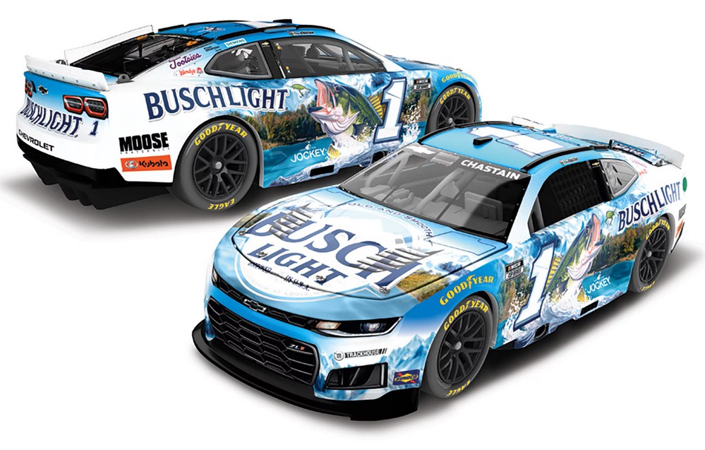2026 Ross Chastain #1 Busch Light Fishing 1/24 Diecast