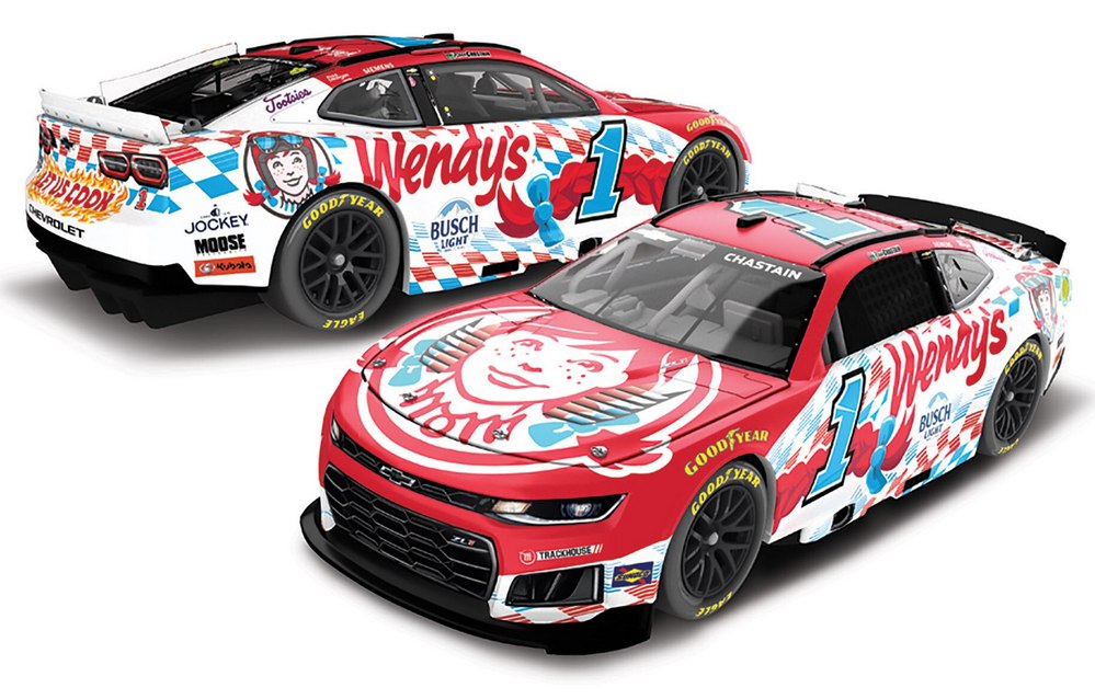 2026 Ross Chastain #1 Wendy's 1/24 Diecast