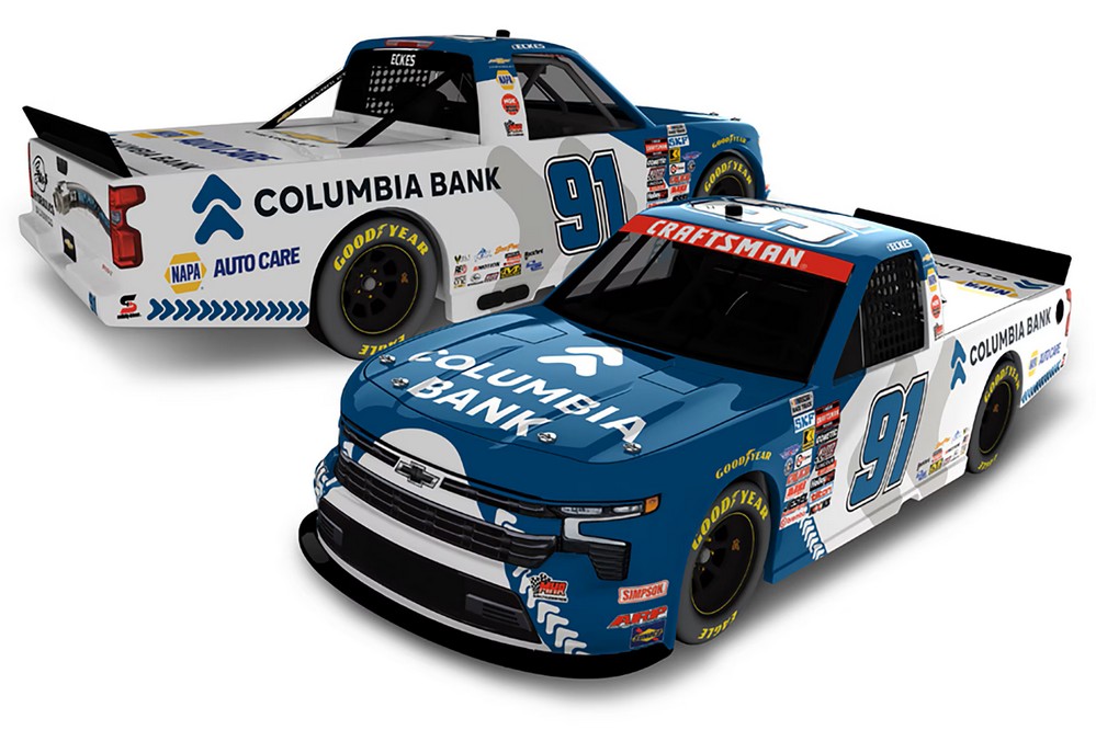 2026 Christian Eckes #91 Columbia Bank Truck 1/64 Diecast
