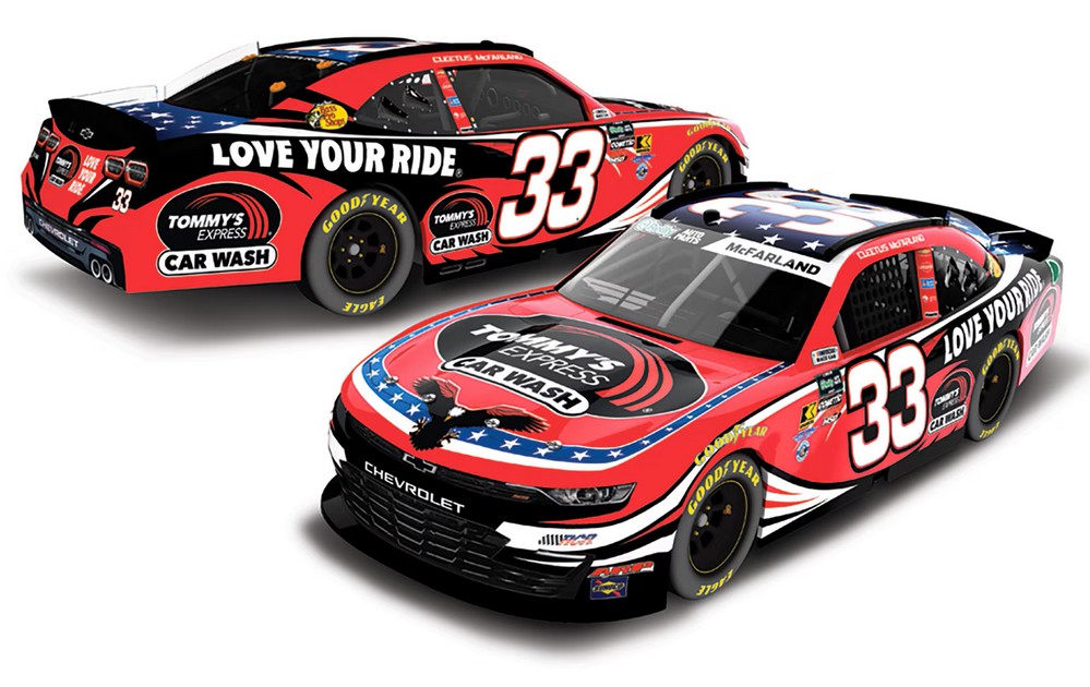 2026 Cleetus McFarland #33 Tommy's Express Car Wash 1/64 Diecast