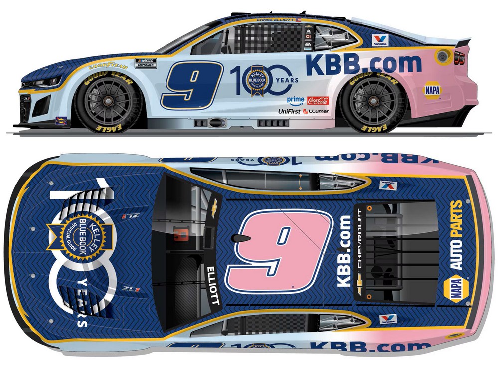 2026 Chase Elliott #9 Kelley Blue Book 100th Anniversary 1/64 Diecast