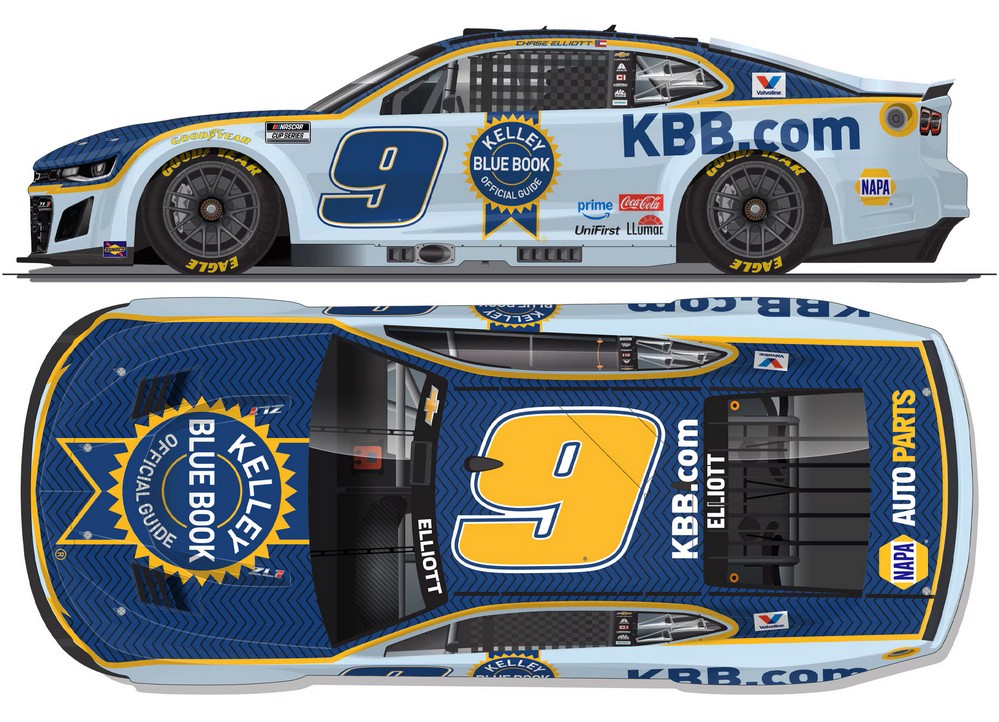 2026 Chase Elliott #9 Kelley Blue Book 1/64 Diecast