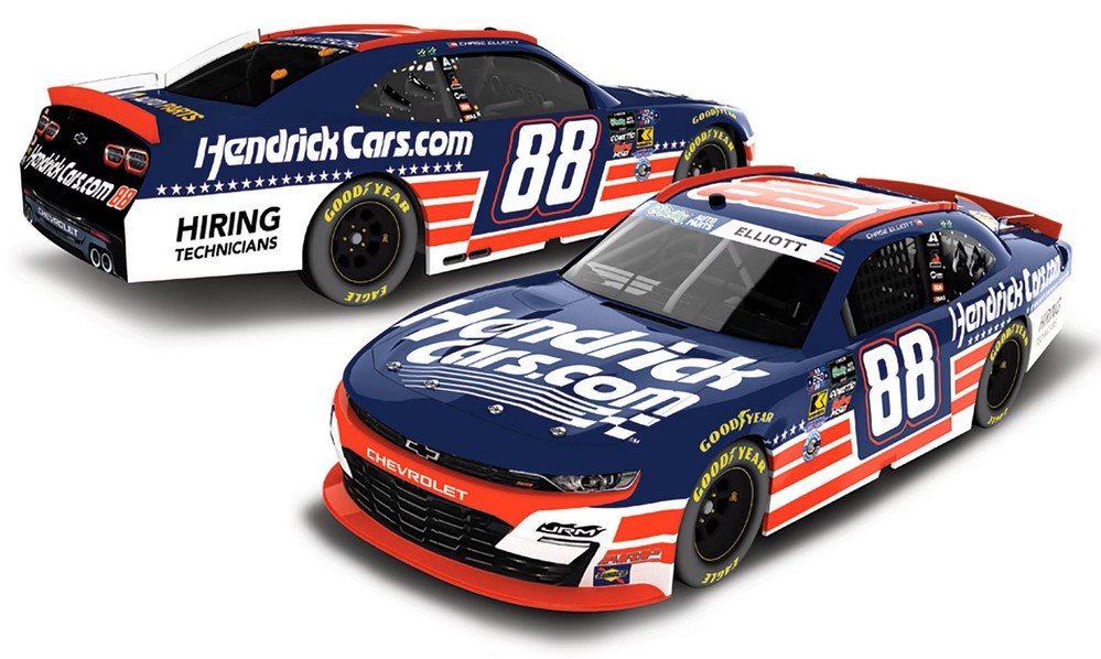 2026 Chase Elliott #88 HendrickCars.com Patriotic 1/24 Diecast