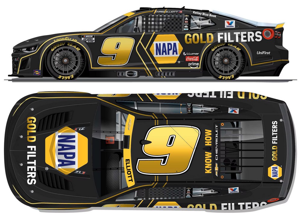 2026 Chase Elliott #9 NAPA Gold Filters 1/64 Diecast