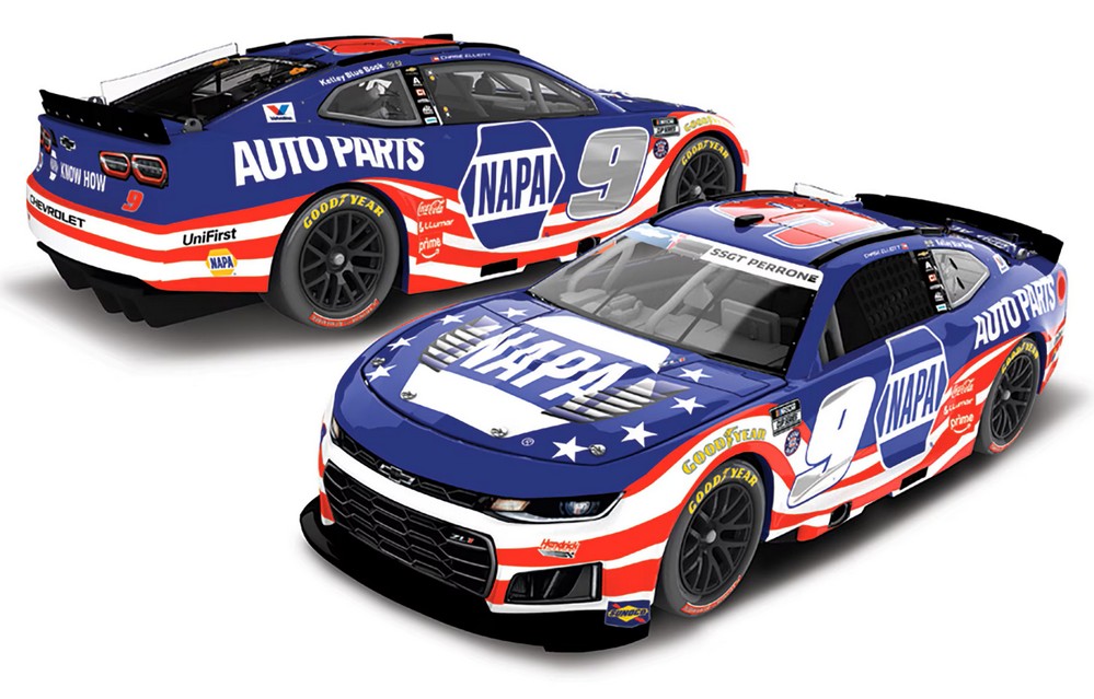 2026 Chase Elliott #9 NAPA Patriotic 1/24 Diecast