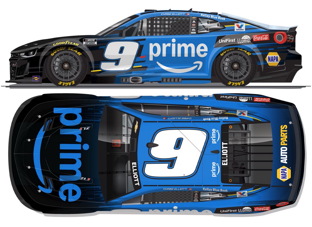 2026 Chase Elliott #9 Amazon Prime 1/24 Diecast