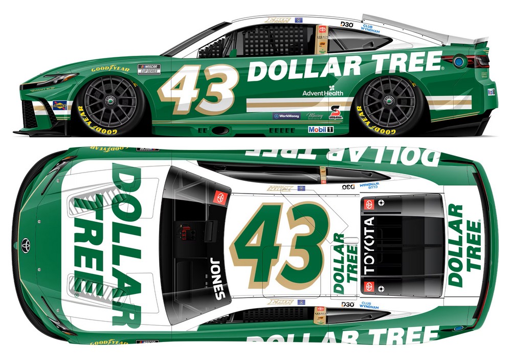2026 Erik Jones #43 Dollar Tree 1/64 Diecast