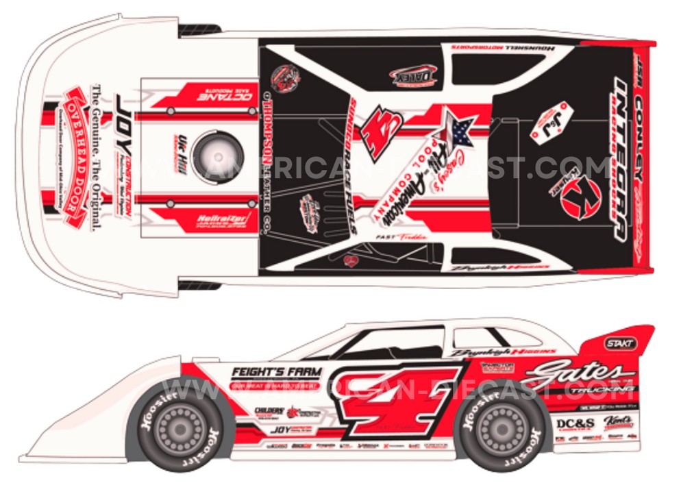 2026 Freddie Carpenter #c4 Dirt Late Model 1/64 Diecast