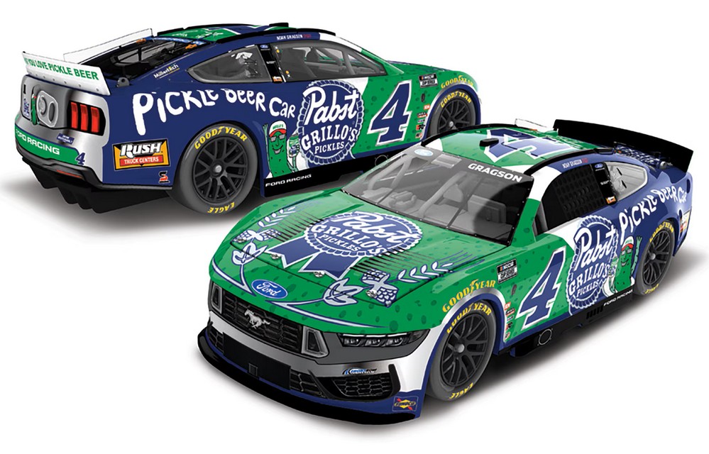 2026 Noah Gragson #4 Grillo's Pickles / Pabst Blue Ribbon 1/24 Diecast